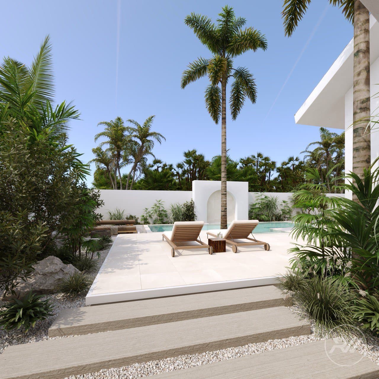 A villa of the highest quality in the middle of the island