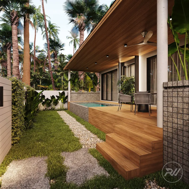 Villa in the heart of the island near Secret Mountain